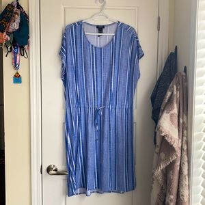 Blue and white Olsen dress